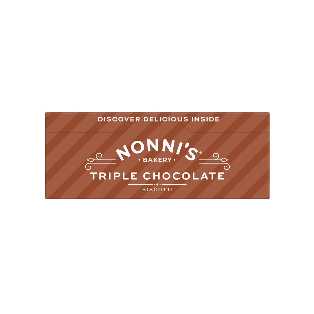 Nonni's Food Company Triple Milk Chocolate Without Nuts Biscotti-6.88 oz.-6/Case