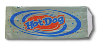 Great Western Hot Dog Bag Foil-1000 Each-1/Case