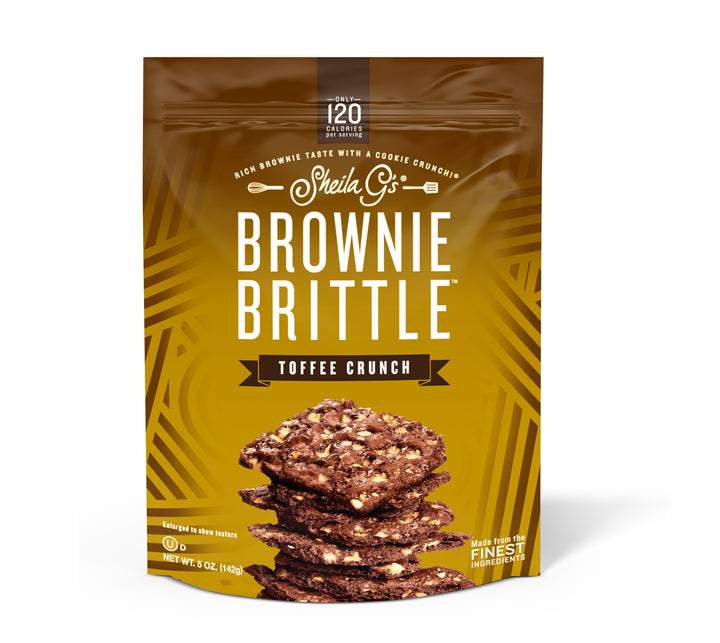 Sheila G's Toffee Crunch Brownie Brittle-5 oz.-1/Case