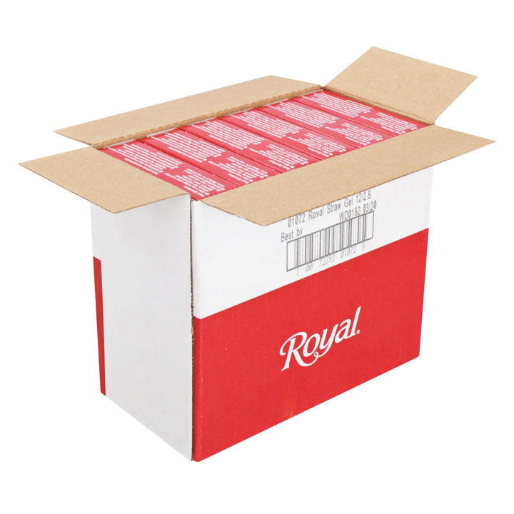 Royal Strawberry Flavored Gelatin Mix-2.82 oz.-12/Case