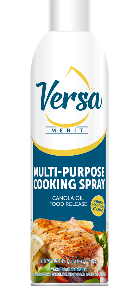 Versa Merit Multi Purpose Canola Cooking Spray-17 oz.-6/Case
