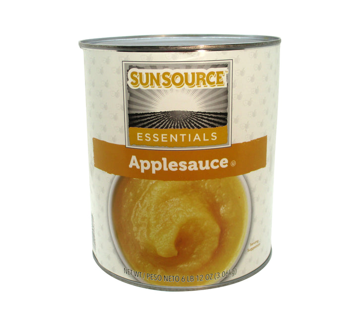 Sunsource Essentials Standard Sweetened Applesauce-108 oz.-6/Case
