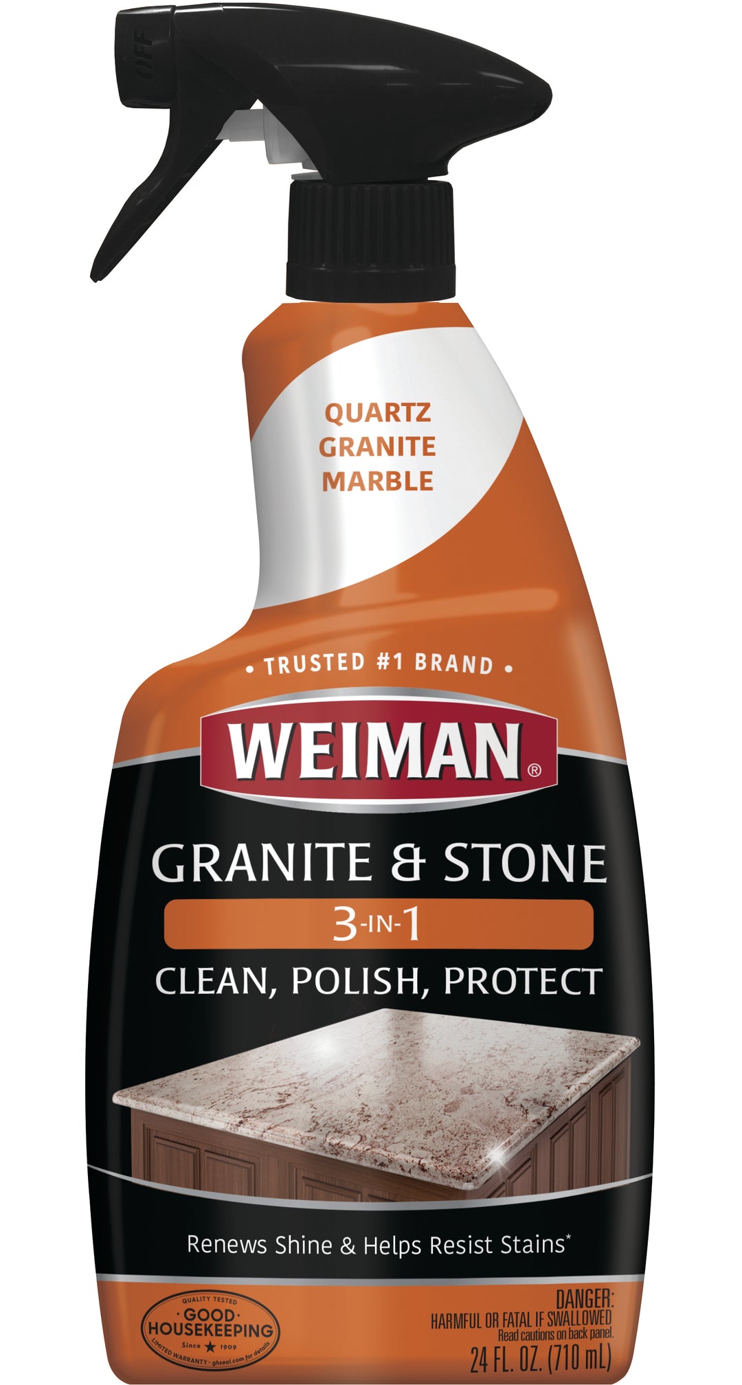 Weiman Products Granite & Stone Clean & Polish-24 fl. oz.-6/Case