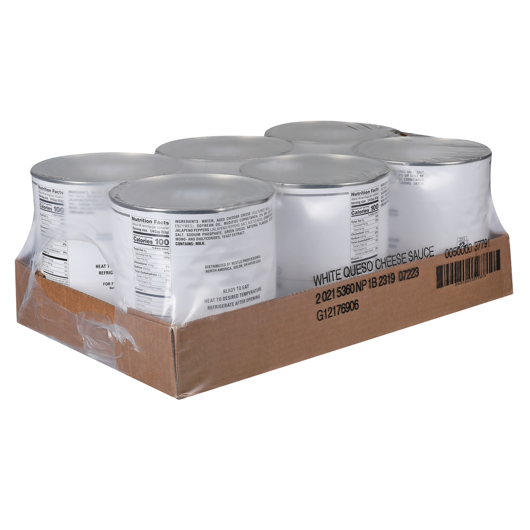 Custom Non-Exclusive Sauce Queso Canned-106 oz.-6/Box-6/Case