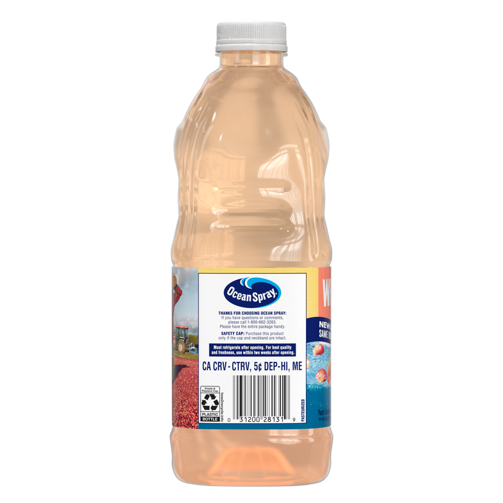 Ocean Spray White Cranberry Peach Juice-64 fl. oz.-8/Case