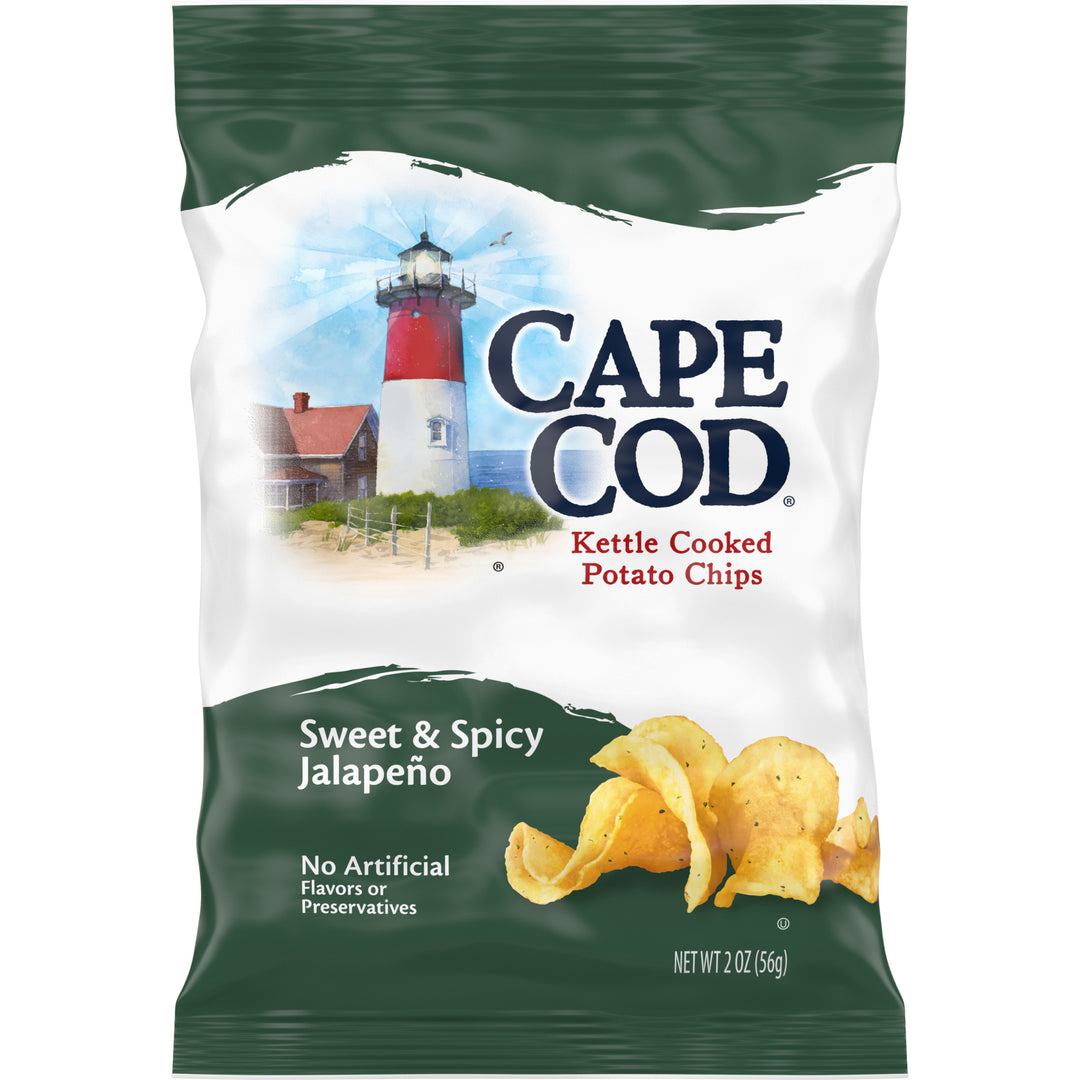 Cape Cod Jalapeno Potato Chip-2 oz.-6/Case