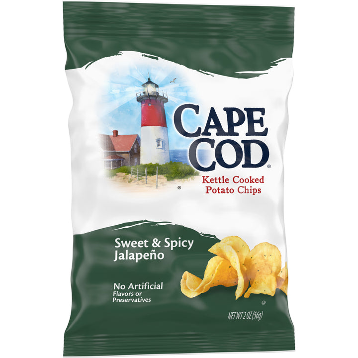 Cape Cod Jalapeno Potato Chip-2 oz.-6/Case
