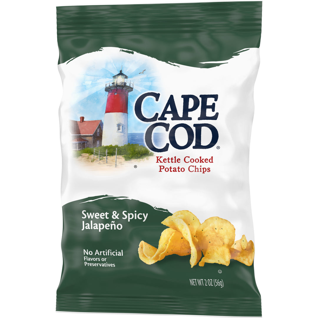 Cape Cod Jalapeno Potato Chip-2 oz.-6/Case