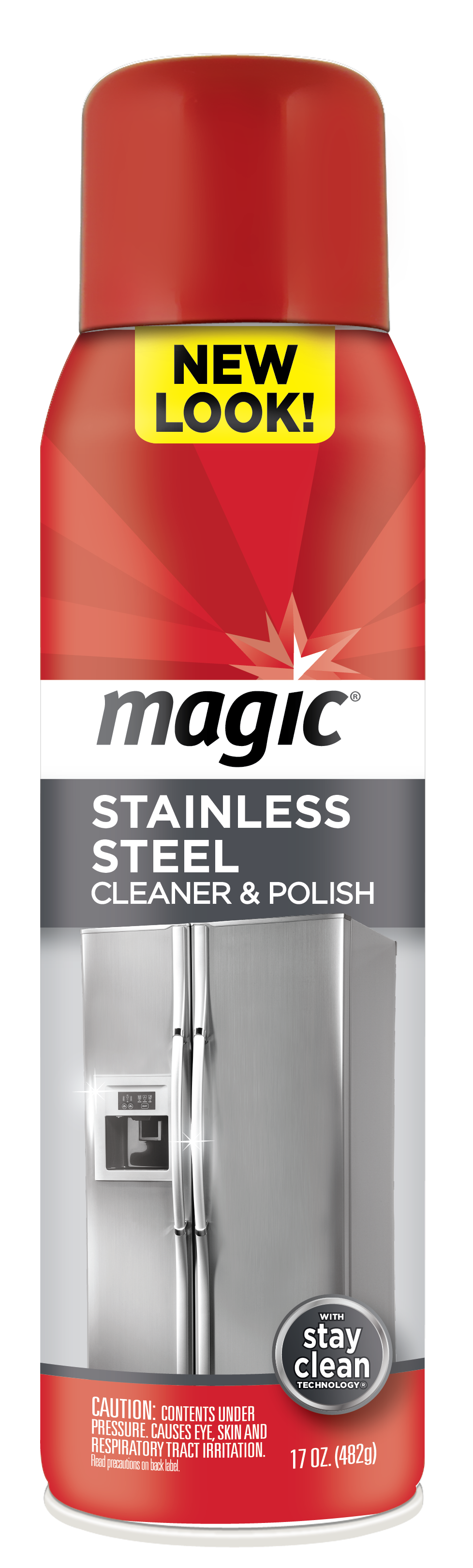 Magic Stainless Steel Cleaner & Polish Aerosol-17 oz.-6/Case