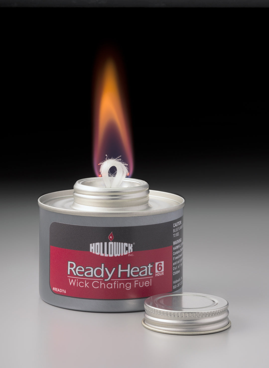 Hollowick Inc. Ready Heat 6 Hr Screw Top Liquid Wick Chafing Fuel-24 Each-1/Case