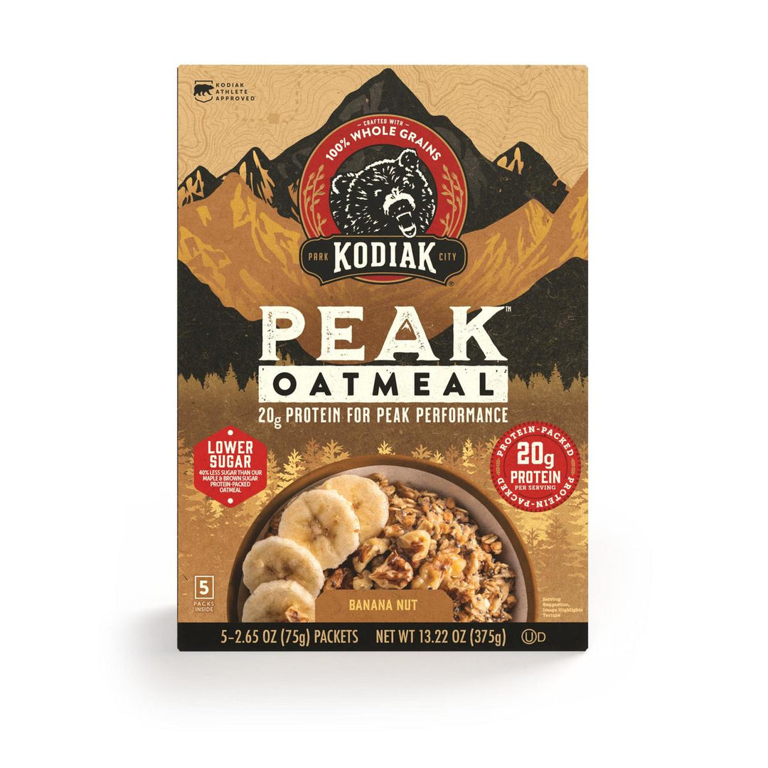 Kodiak Cakes Peak Power Up Banana Nut Oatmeal-10.58 oz.-6/Case