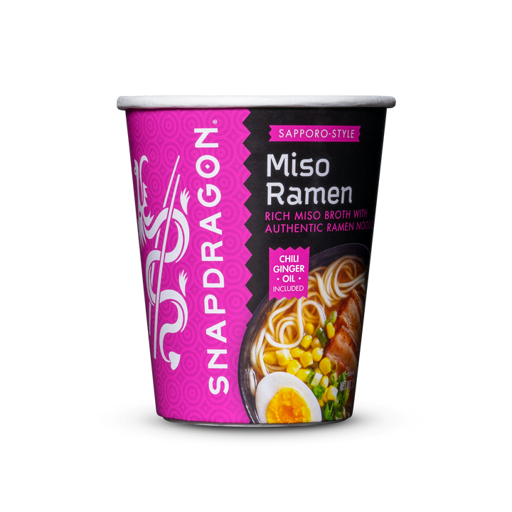 Snapdragon Miso Ramen Cup-2.1 oz.-6/Box-4/Case