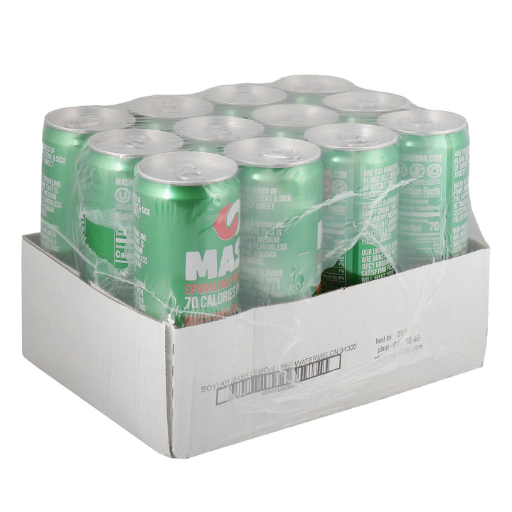 Mash Watermelon Lemon Lime Slim Cans Case-12 fl. oz.-12/Case