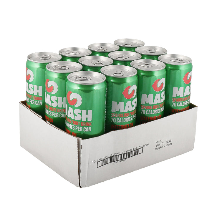 Mash Watermelon Lemon Lime Slim Cans Case-12 fl. oz.-12/Case