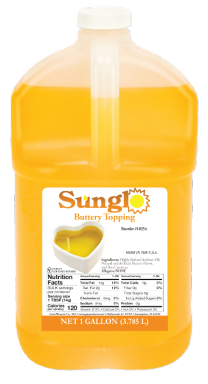 Great Western Sunglo Buttery Topping-4 Gallon-1/Case