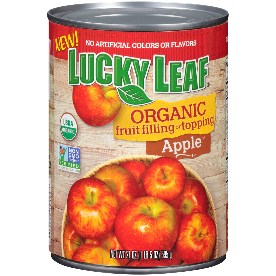 Lucky Leaf Organic Apple Filling-21 oz.-8/Case