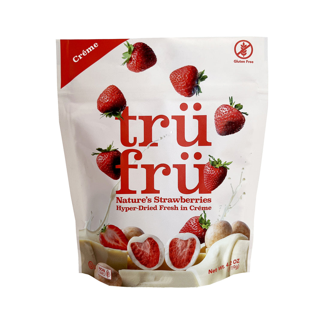 Tru Fru Hyper-Dried Grab & Share Strawberries In Creme-4.2 oz.-6/Case