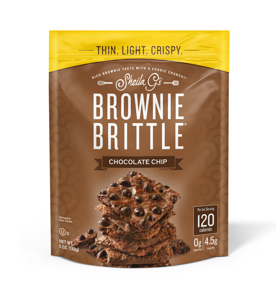 Sheila G's Brownie Brittle Chocolate Chip Brownie Brittle-5 oz.-6/Case