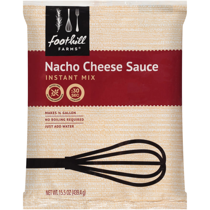 Foothill Farms Add Water Nacho Cheese Sauce Mix-16 oz.-8/Case