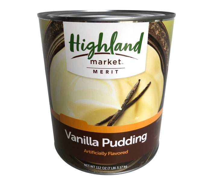 Highland Market Merit Vanilla Pudding-112 oz.-6/Case