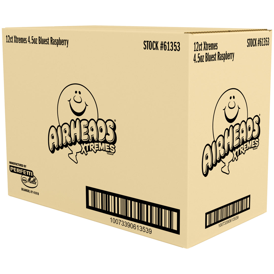 Airheads Xtremes Sweetly Candy Belts Peg Bag-4.5 oz.-12/Case