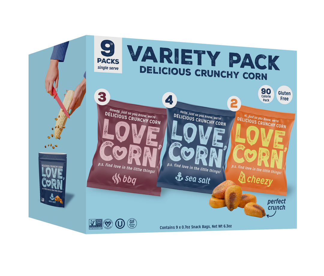Love Corn Variety Pack 9 Cut Love Corn Case-6.3 oz.-8/Case