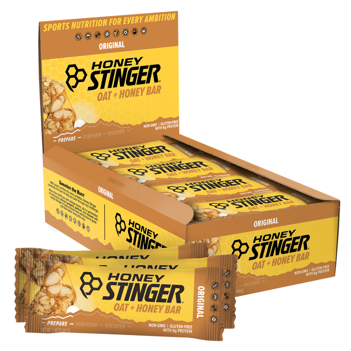 Honey Stinger Original Oat   Honey Protein Bar-1.48 oz.-12/Box-12/Case