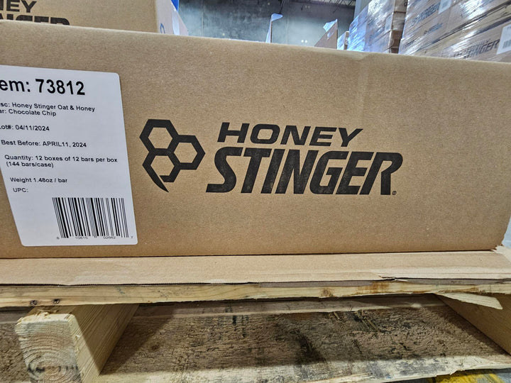 Honey Stinger Chocolate Chocolate Chip Oat   Honey Protein Bar-1.48 oz.-12/Box-12/Case