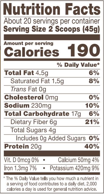 Pb2 Foods Peanut Protein With Madagascar Vanilla-32 oz.-2/Case