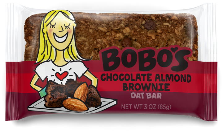 Bobo's Oat Bars Chocolate Almond Brownie Bar-3 oz.-12/Box-4/Case