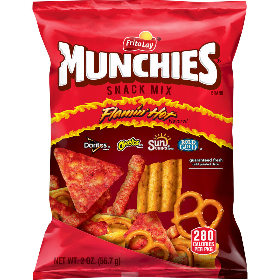 Munchies Snack Mix Hot-2 oz.-64/Case