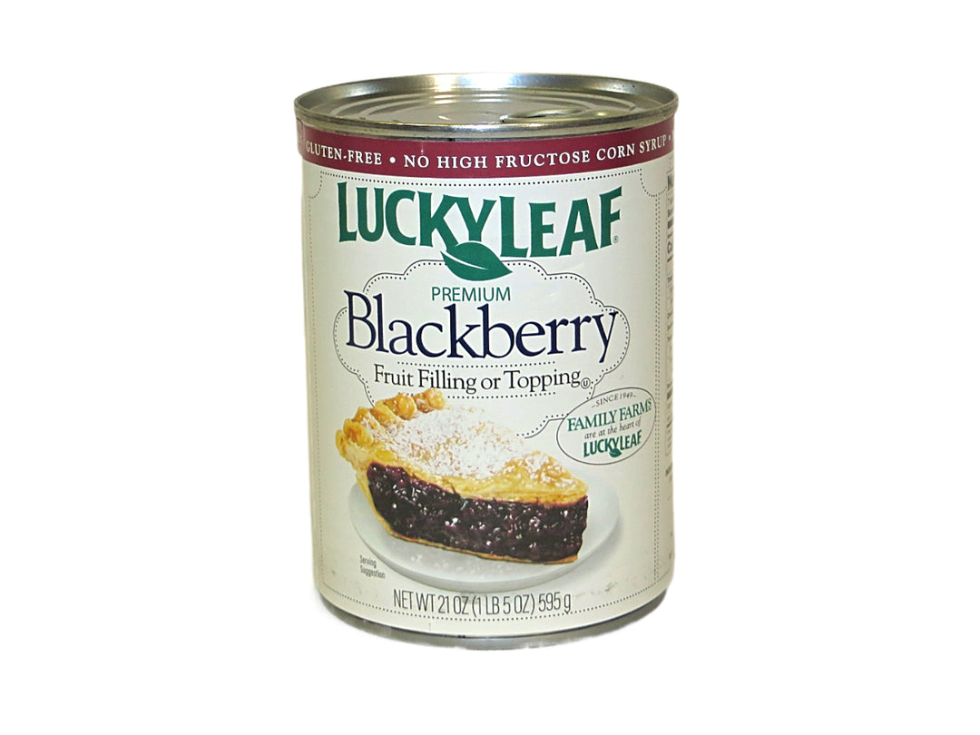 Lucky Leaf Pie Filling Premium Blackberry-21 oz.-8/Case