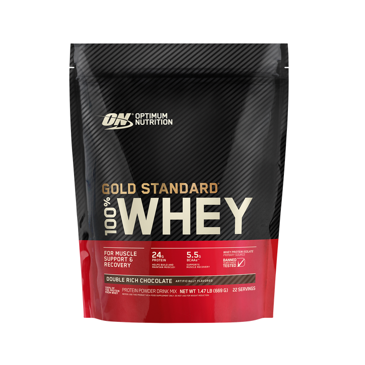 Optimum Nurition Whey Double Rich Chocolate-1.5 lbs.-1/Box-6/Case