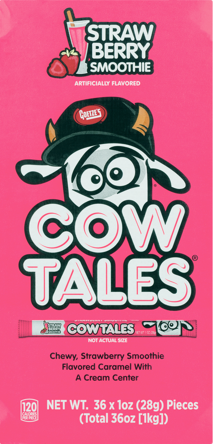 Goetze Candy Smoothie Cow Tales Convertible Box-1 oz.-36/Box-12/Case