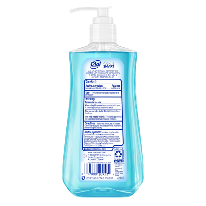 Dial Complete Liquid Hand Soap Spring Water Innerpack-11000 fl. oz.-4/Box-3/Case