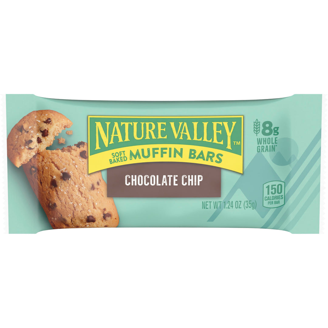 Nature Valley Soft-Baked Chocolate Chip Muffin Bars-1.24 oz.-12/Box-4/Case