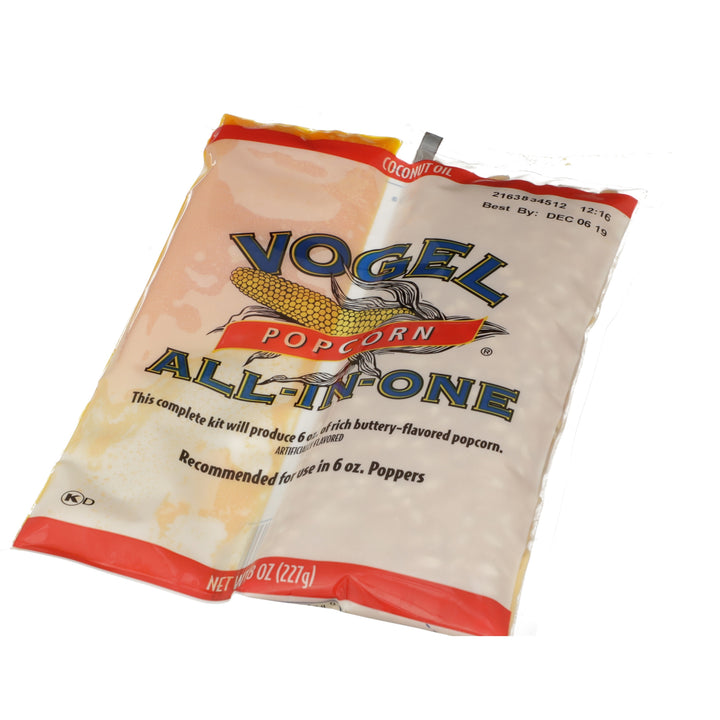 Vogel Popcorn All-In-One Coconut Oil-8 oz.-36/Box-1/Case