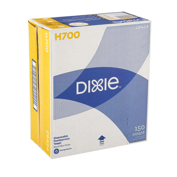 Dixie Gp Pro Disposable Foodservice Blue & Blue Stripe Towel-1 Count-1/Case