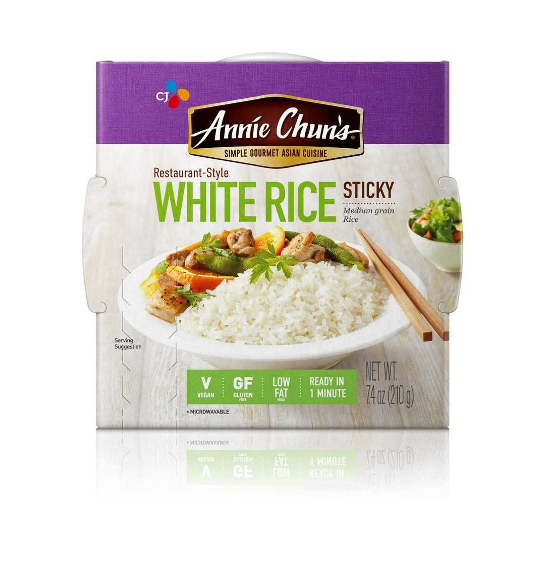 Annie Chun's Sticky White Rice-7.4 oz.-6/Case