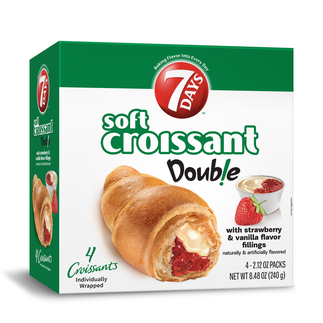 7 Days Strawberry & Vanilla Croissant Multipack-8.48 oz.-4/Case