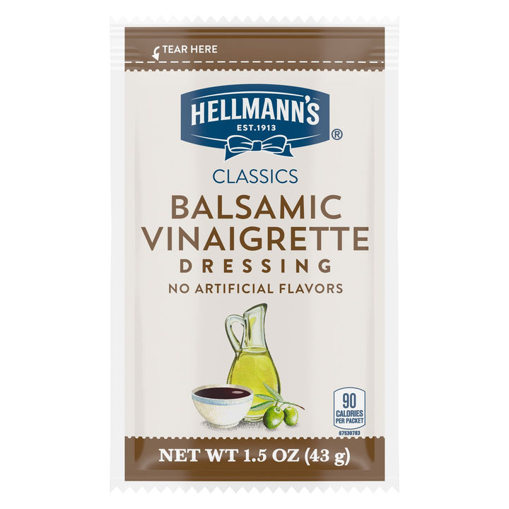 Hellmanns Classics Balsamic Portion Control Dressing Single Serve-1.5 oz.-102/Case