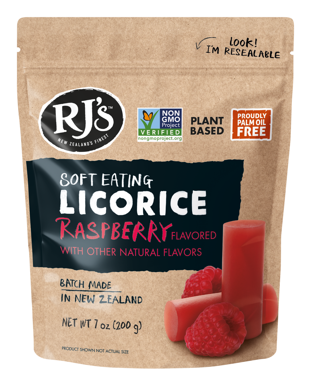 Rj's Raspberry Licorice-7 oz.-8/Case