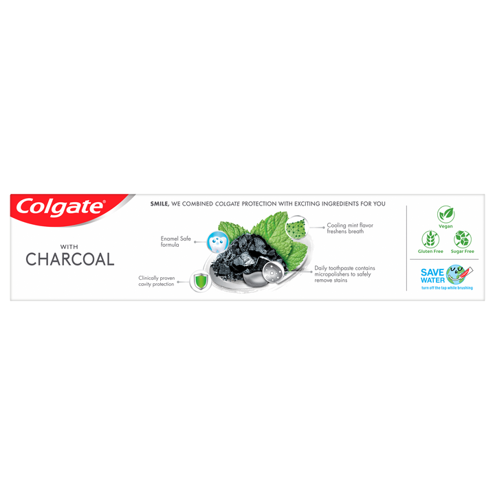 Colgate Essentials Toothpaste Charcoal-4.6 oz.-6/Box-4/Case