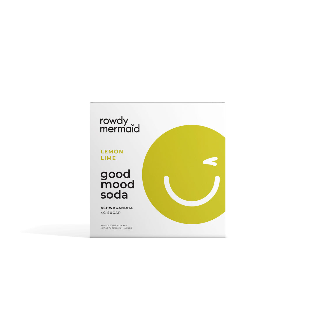 Rowdy Mermaid Good Mood Soda Lemon Lime-19.8 lbs.-1/Case