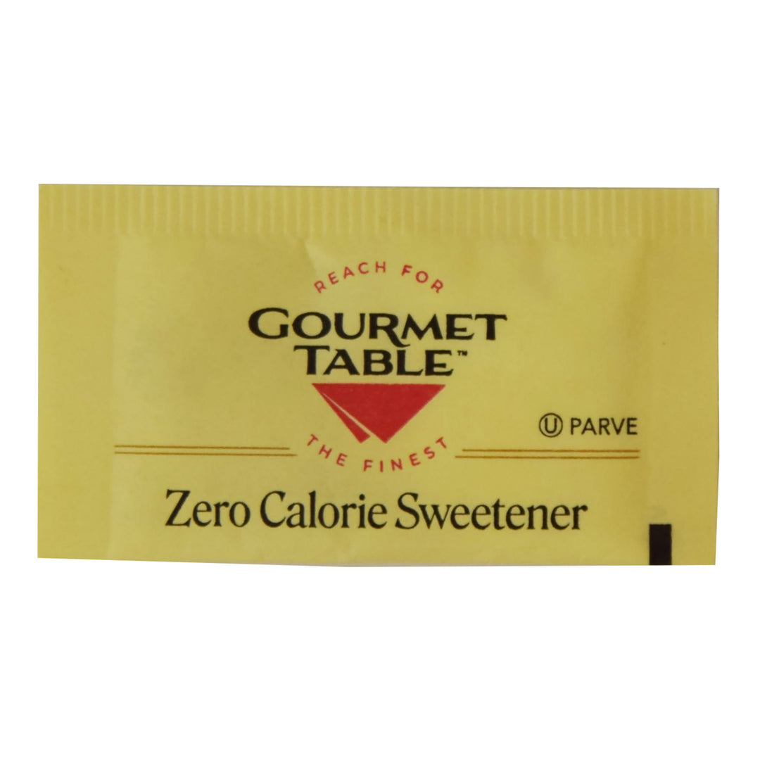Gourmet Table Sugar Substitute Yellow Packets-1 Gram-2000/Case