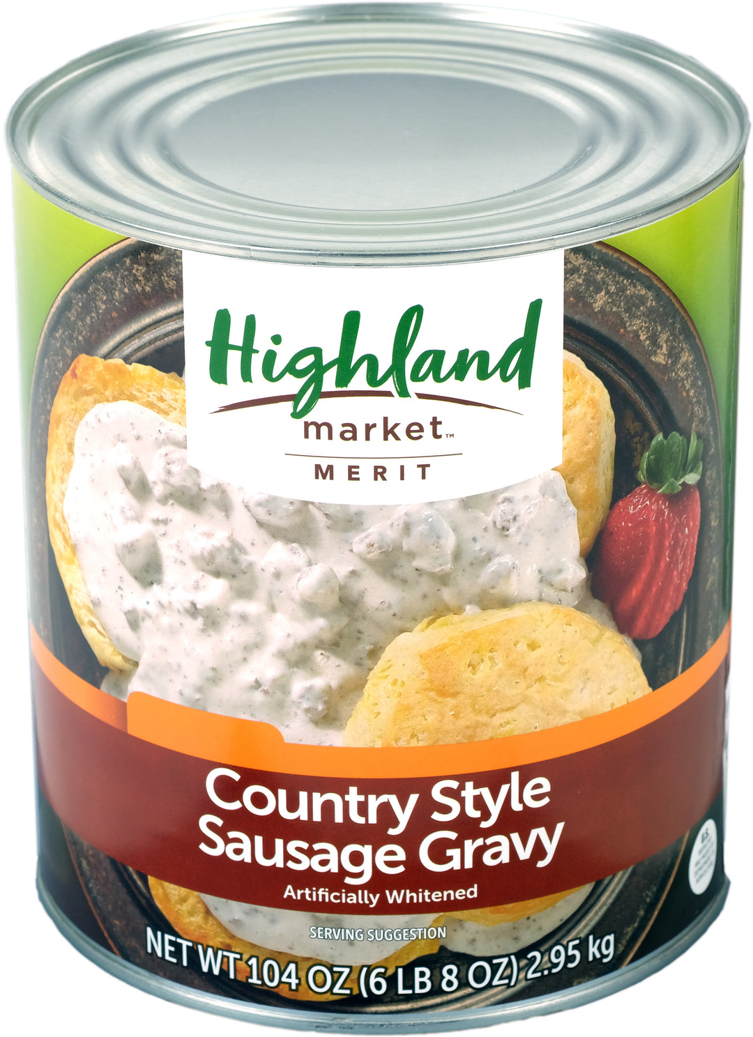 Highland Market Merit Country Style Sausage Gravy-104 oz.-6/Case