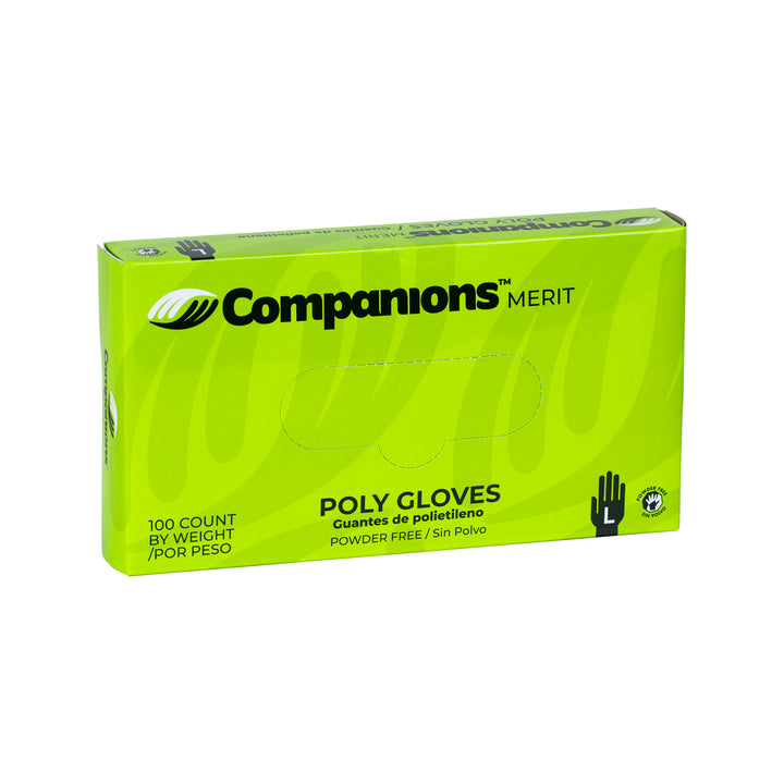 Cpn Merit Companions Merit Gloves Poly Oeg Large-100 Each-100/Box-10/Case