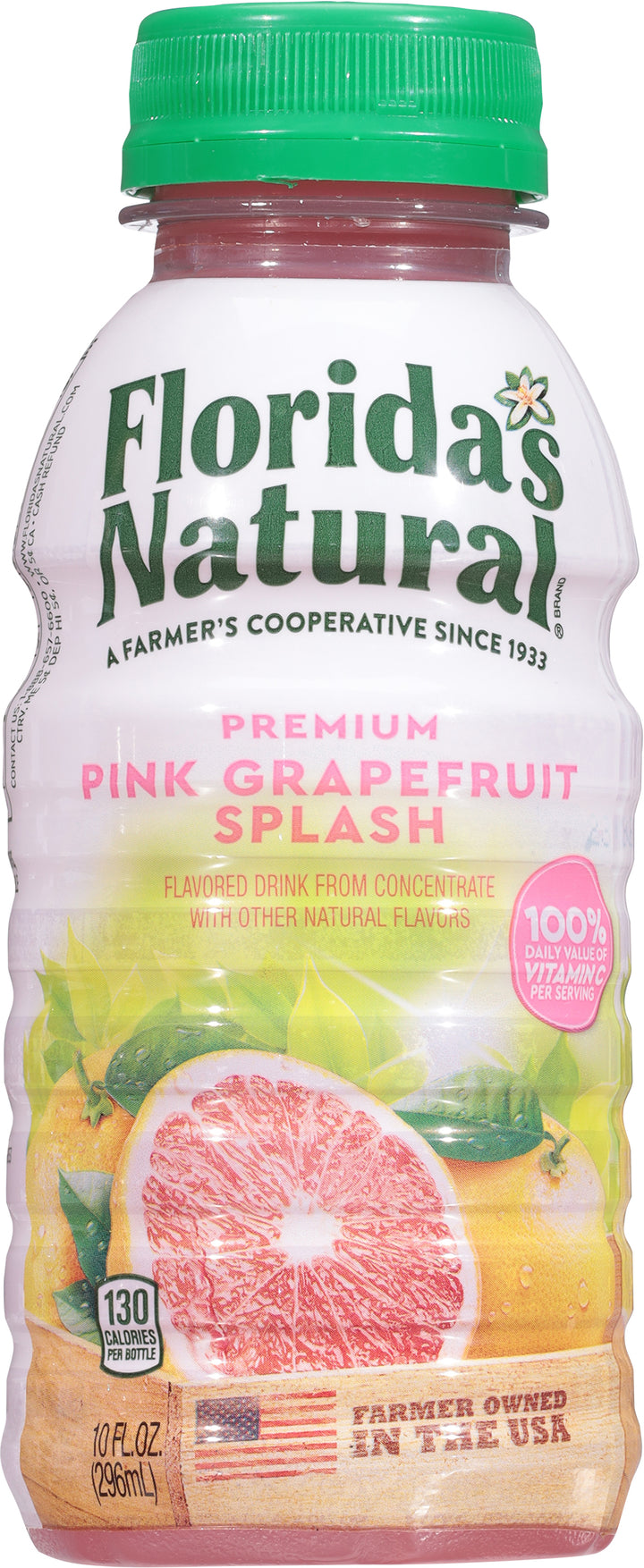 Florida's Natural Pink Grapefruit Splash-10 fl. oz.-24/Case