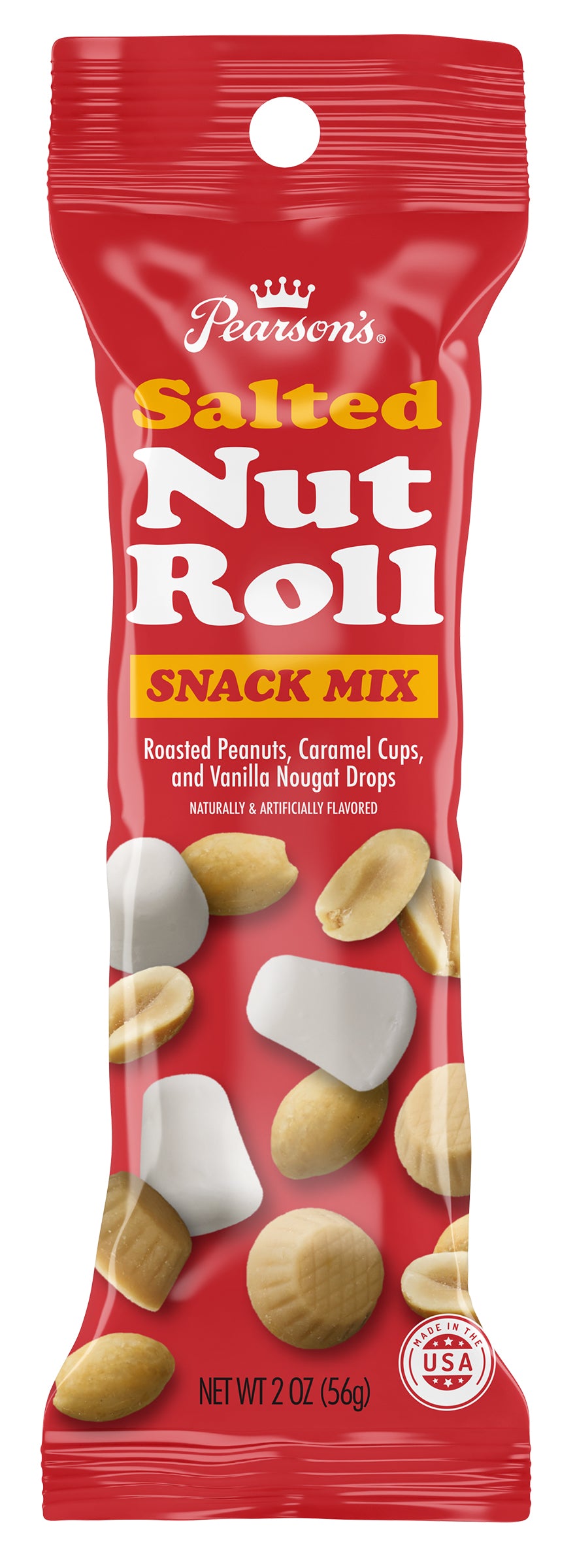 Salted Nut Roll Snack Mix Case-2 oz.-12/Box-6/Case