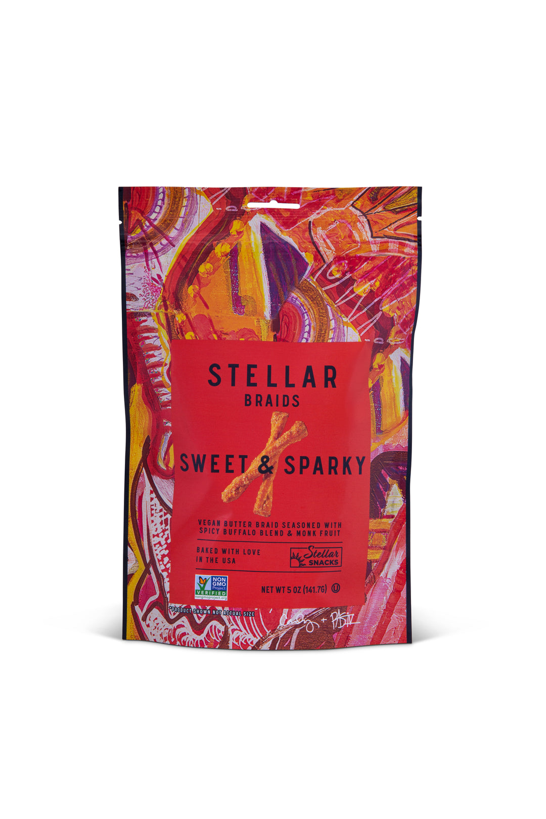 Stellar Snacks Sweet And Sparky Pretzel Braids-5 oz.-6/Case